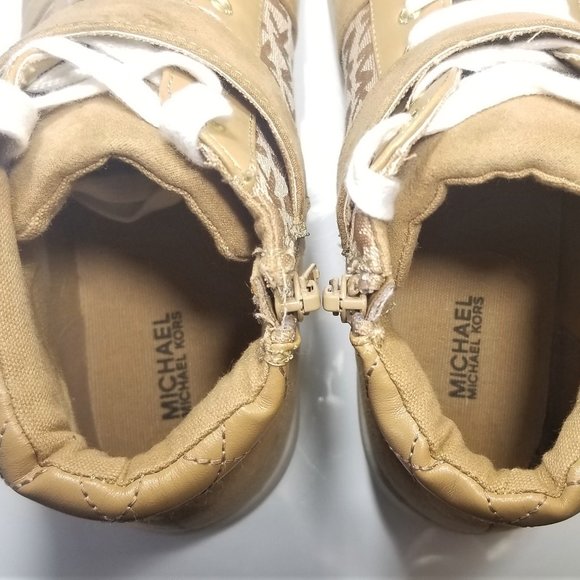 Authentic Michael Kors Sneaker Shoes, High-Tops, Size 5 - New Without Box - Picture 6 of 12